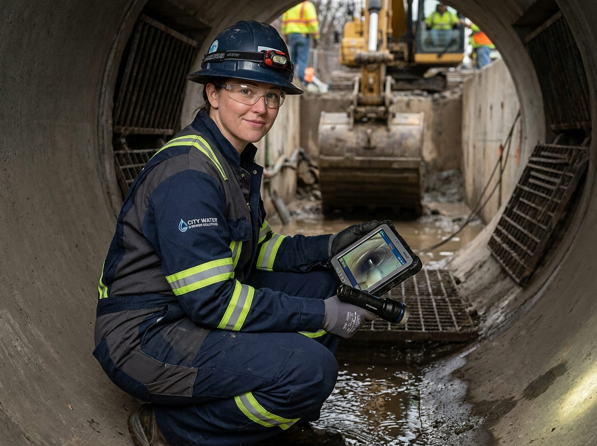 Sewer Line Inspection & Replacement in Celeste